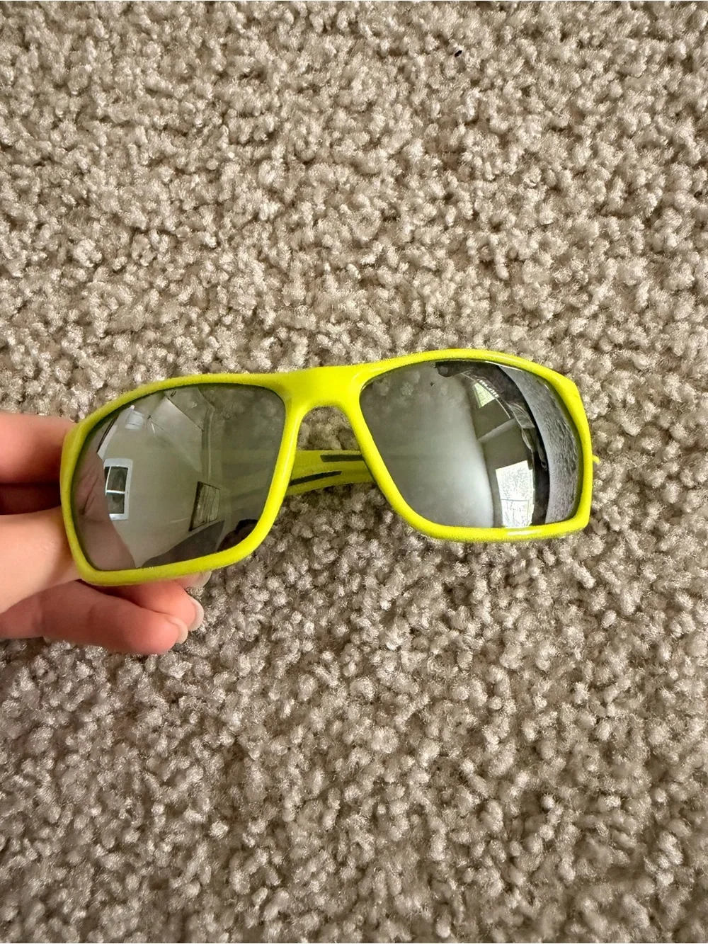 Body Glove Neon Yellow Mirrored Lens Sunglasses